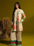 Lulusar Printed Lawn 3-Piece Set with Voil Dupatta A-1324