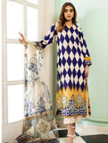 Lulusar Printed Lawn 3-Piece Set with Voil Dupatta A-1316